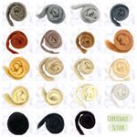 Corriedale Wool Sliver Needle & Wet Felting Spinning Various Colours 20-100g