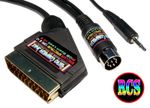 Sinclair ZX Spectrum+ 128K (Toastrack) & +2 (Grey Model) RGB Scart Lead TV cable