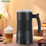 Electric Milk Frother 4 in 1 Automatic Frother Milk Steamer Latte Coffee Foam UK