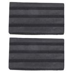 2Pcs Rubber Bass Drum Hoop Protector Guard Nonslip Rubber Hoop Protectors