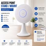 UniFi Access Point Stand Desk Mount for Ubiquiti U6 U7 Pro Lite Plus Bracket