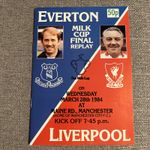 (Z) Milk Cup Final Replay Everton v Liverpool 28.3.1984
