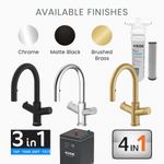 3 or 4 in 1 Instant Boiling Hot Water Tap | Full Kit With Tank & Filter Swan Nec
