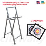 Folding Target Stand Power-Stop Archery Foam Targets for Arrow Shooting UK
