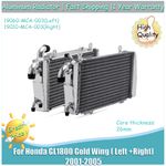 Aluminium Water Cooler Radiator For Honda GL 1800 Goldwing 1800 GL1800 01-05 04