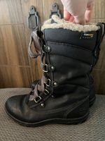 Timberland Mount Hope Waterproof Boots UK 5 EU 38 Black Fur Lined 8709R