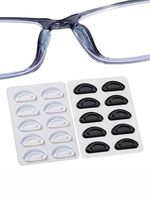 10x Pairs Adhesive Nose pads for Eyeglass Anti-Slip Silicone Glasses Spectacles