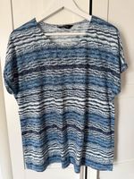 Yours size 20 Blue Abstract Pattern Short Sleeve Top Plus Size