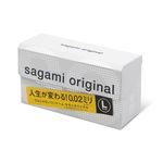 Japan Sagami Original 0.02 L-size (2nd generation) 58mm 12's Pack PU Condom