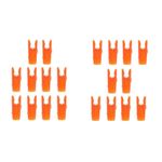 20 Pieces Plastic Orange Color Archery Arrow Insert Pin