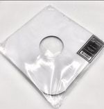 12" White Paper Inner Record Sleeves 50 Pack Rounded Corners By Naked Vinyl