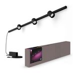 Philips Hue Perifo Base Set Wall Light 3 Spots LED Smart 1470lm Black