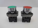 XB2 GREEN RED 22MM PANEL MOUNTING PUSHBUTTON N/O N/C CONTACT START STOP 