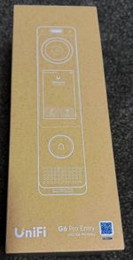 Ubiquiti UniFi G6 Pro Entry Video Doorbell IP55 PoE+ UVC-G6-Pro-Entry New Sealed