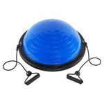 Half Balance Stability Ball with Bands for Yoga, Core Strength & Home Gym