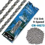 9 Speed 116 Links Road Mountain Bike Chain MTB Bicycle For Universal New Silver