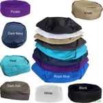 New Chefs Catering Hat Cook Food Prep Kitchen Round Cap Skull Head Porter Colour