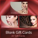 Gift Voucher Beauty Salon Blank Cards - Nails Manicure Hair Makeup - You choose 
