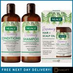 NUAGE ROSEMARY SHAMPOO & CONDITIONER FOR HAIR GROWTH NATURAL SCALP OIL 400ML NEW
