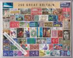 GREAT BRITAIN STAMP PACKET 250 ALL DIFFERENT OFF PAPER PRE-DECIMAL ONLY.