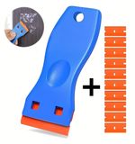 Plastic Scraper tool Car Sticker Remover Glass Paint Grease Dirt Cleaner Tool
