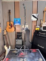 🥁 Vintage 1980s Heavy Duty Straight Cymbal Stand ENGLAND 🔥