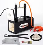 DFPROF2+2D GAS PROPANE FORGE Furnace Burner Knife Making Blacksmith Farrier UK