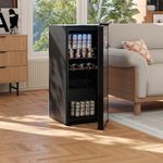 92L Undercounter Drinks, Beer, Wine Fridge with Digital Display & Internal Light