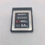 Sony XQD 64GB G Series Memory Card USED 400MB/S Free Postage