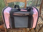 LARGE LUXURY COMFORTABLE SAFE PINK PET CARRIER