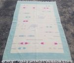 Vintage Traditional Handmade Beautiful Turkish Kilim Floor Rug Carpet 175x118 cm