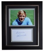 Francis Lee Signed 10x8 Framed Autograph Photo Display Manchester City AFTAL COA