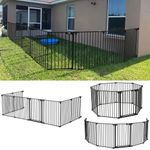 Heavy Duty Pet Playpen Panel Cage Dog Rabbit Metal Run Fence Enclosure Safe Gate