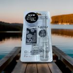 D&K Glass Smoking Clear Tobacco Pipe & 5 Free Screens Included Free Delivery