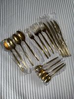 16 Piece Gold Stainless Steel Cutlery Set – Elegant Dining