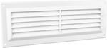 5 x White Plastic Louvre Air Vent Grille with Flyscreen Cover 9" x 3"