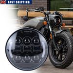 5-3/4"  5.75" LED Headlight Hi/Lo DRL For Harley Davidson Sportster Dyna Softail