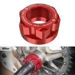 Upgrade Rear Locking Axle Nut For Yamaha Banshee 350 YFZ350 Blaster 200 YFS200