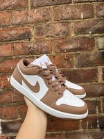 Nike Air Jordan 1 Low Women’s Archaeo Brown/White Trainers UK 7 EU 41 DC0774-202