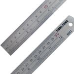 Engineers Ruler metric imperial Metal Rule 12" 30cm measuring Rulers