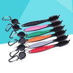 Two Sided Bristle Golf Brush for Deep Groove and Spike Cleaning