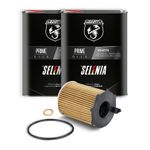 Abarth 500/595/695 Selenia Oil 10w50 Oil Filter & Washer Genuine Or Aftermarket