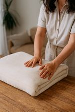 HOMBELLA Tufting Cloth Rug Fabric Monks Cloth for Punch Needle Durable Locked Ed