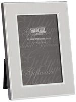 2 x 3 Plain Satin Silver Classic Photo Frame Gift Present 24123