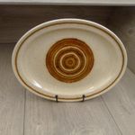 Palissy Crofter Oval Dinner Plate Vintage 1970s Royal Worcester 28cm x 22cm