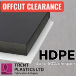 HDPE Sheet Offcuts PE300 – 3mm Black / 4mm Natural | Clearance Cut to Size Sale