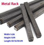 1cm Width Metal Rack and Pinion Steel DIY Transmission Rack Length 10/16/30cm