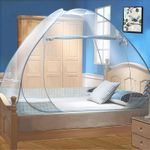 Digead Mosquito Net, 100x200cm Bed Canopy, 200x100x100 cm (Pack of 1), Blue