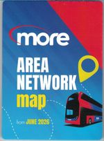 More Buses Network Area Map from June 2026