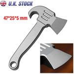 New Titanium Alloy Mini Pry Bar EDC Keychain Tool Bottle Opener Necklace Pocket